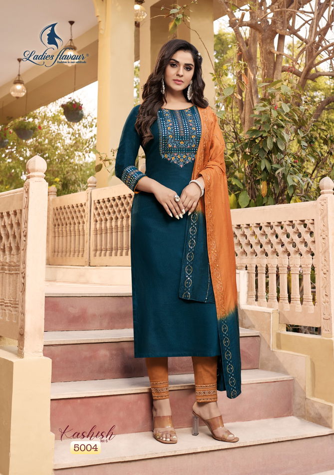 Kashish Vol 5 By Ladies Flavour Readymade Salwar Suits Catalog
